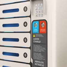 Closed charging locker